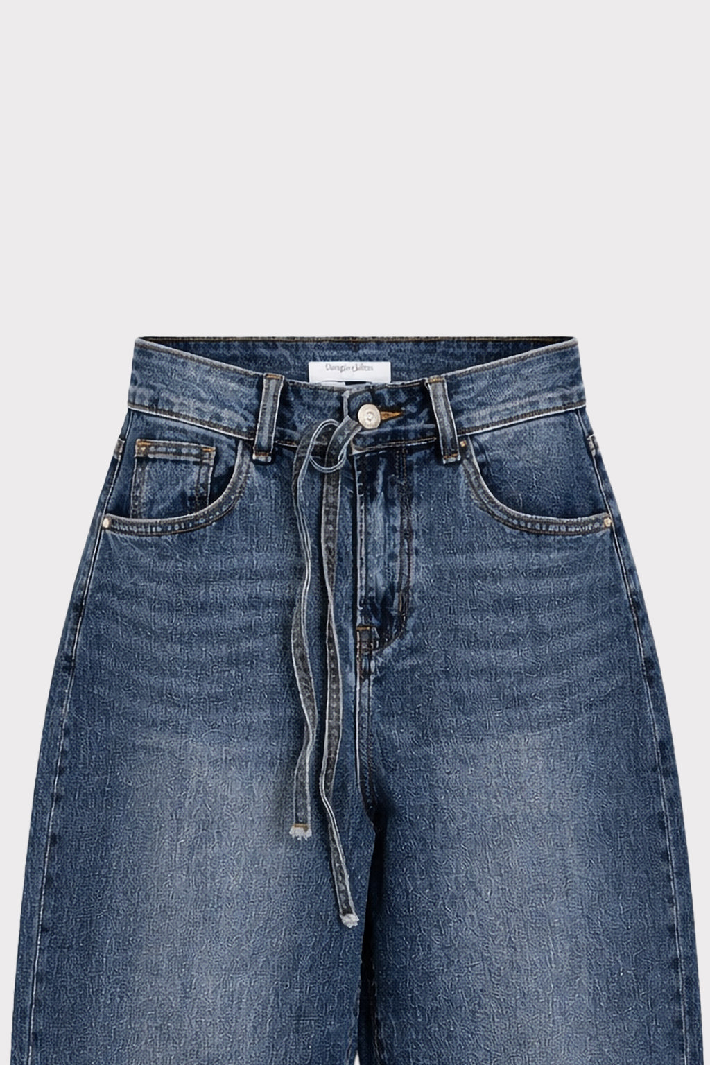 Jeans mom fit wide leg