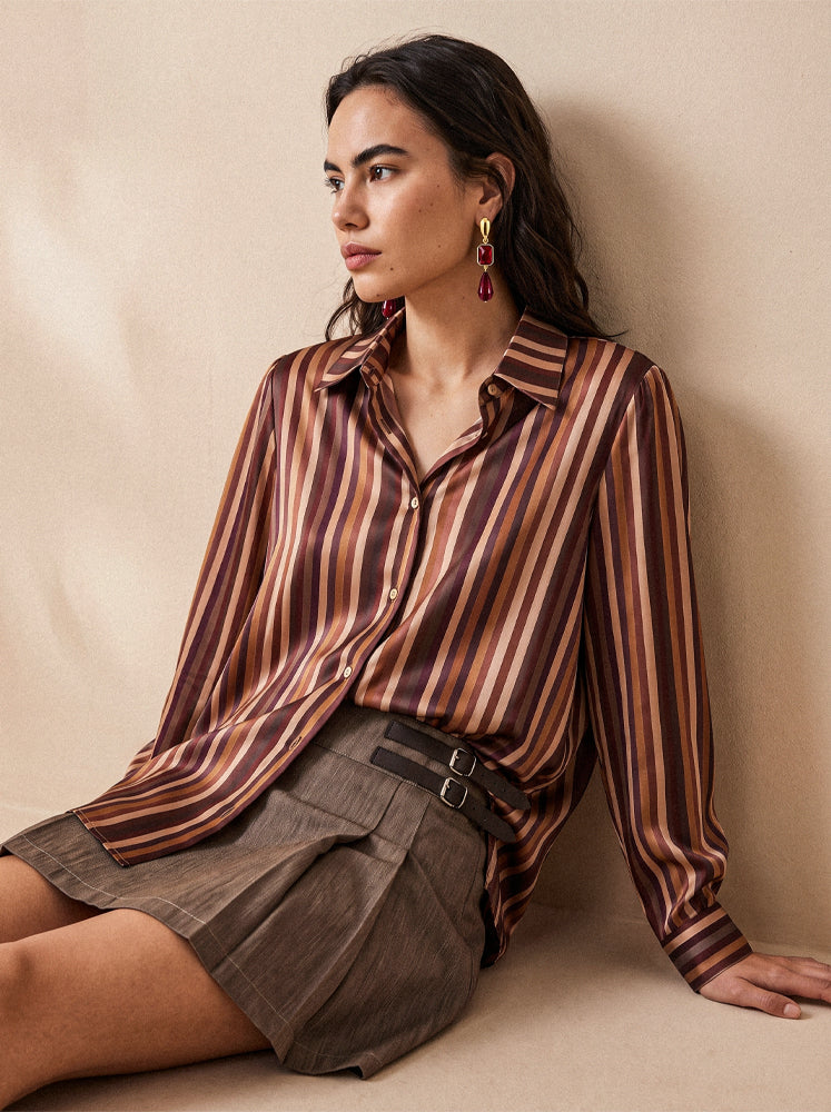 Camicia a righe