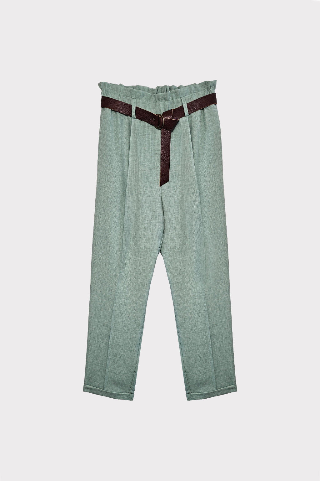 Pantalone caramella con cintura