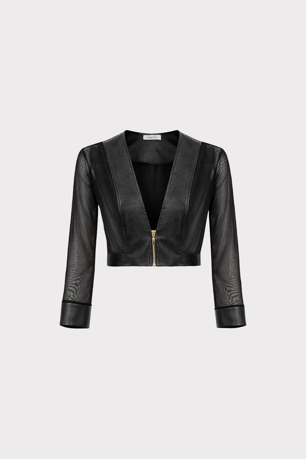 Giubbino cropped eco e guaina