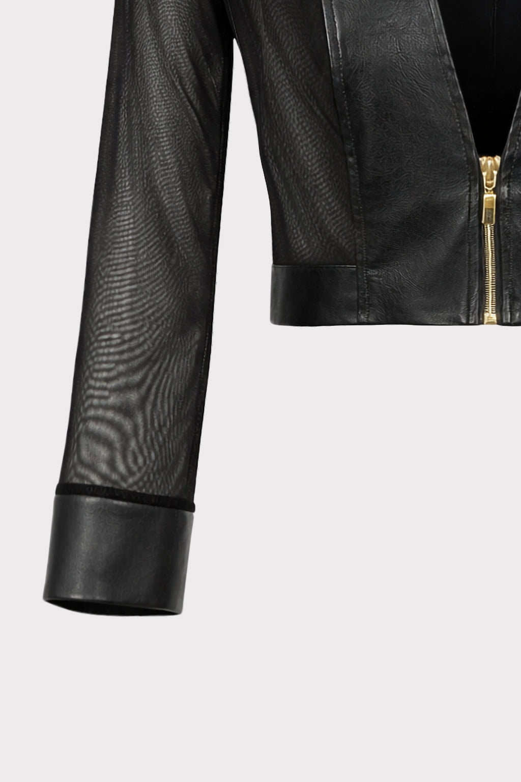 Giubbino cropped eco e guaina