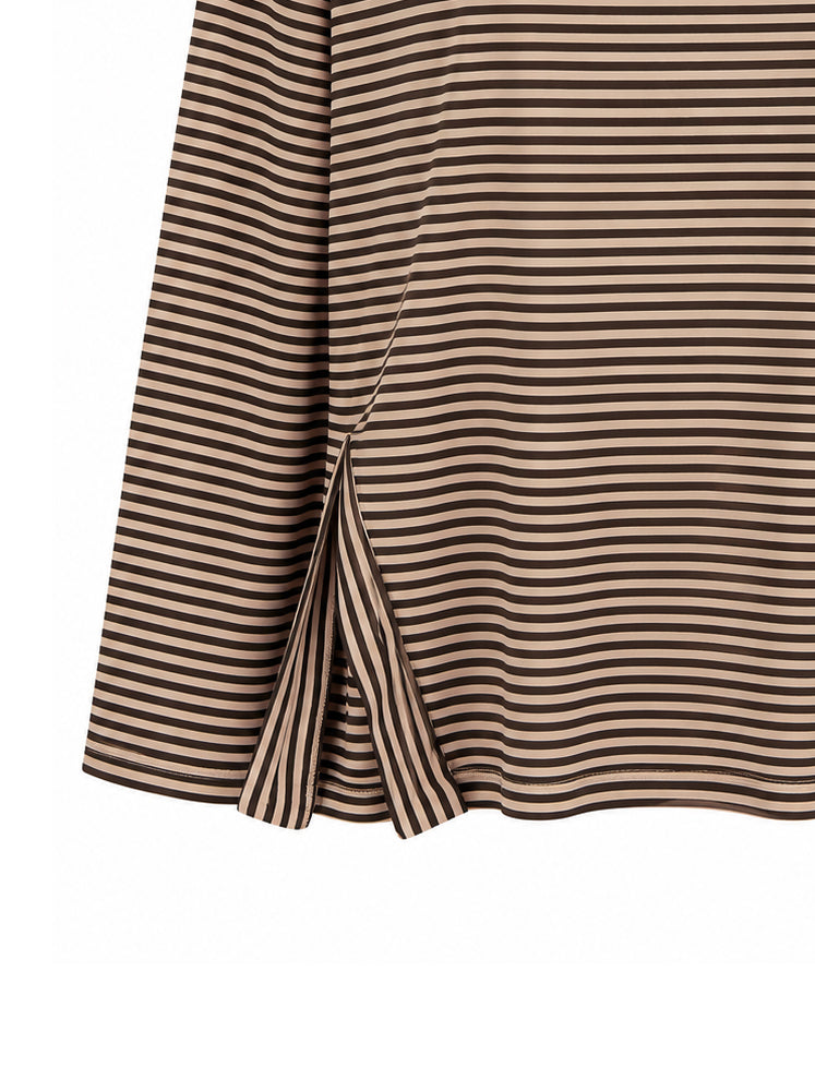T-shirt a righe fluida