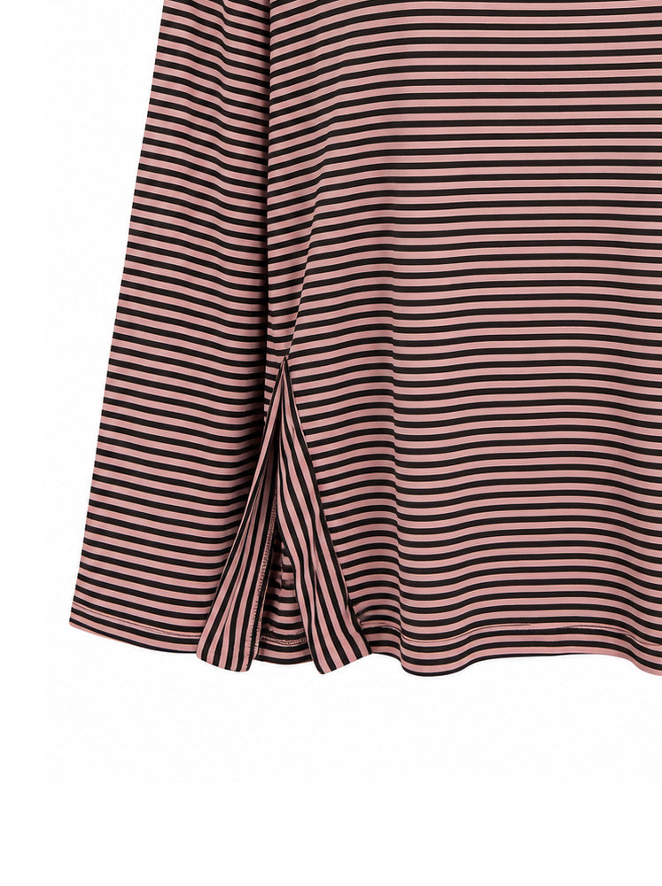 T-shirt a righe fluida