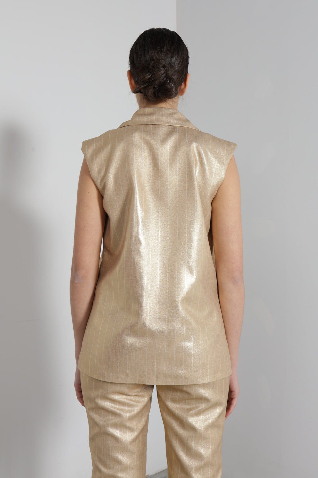 Gilet riga placcata