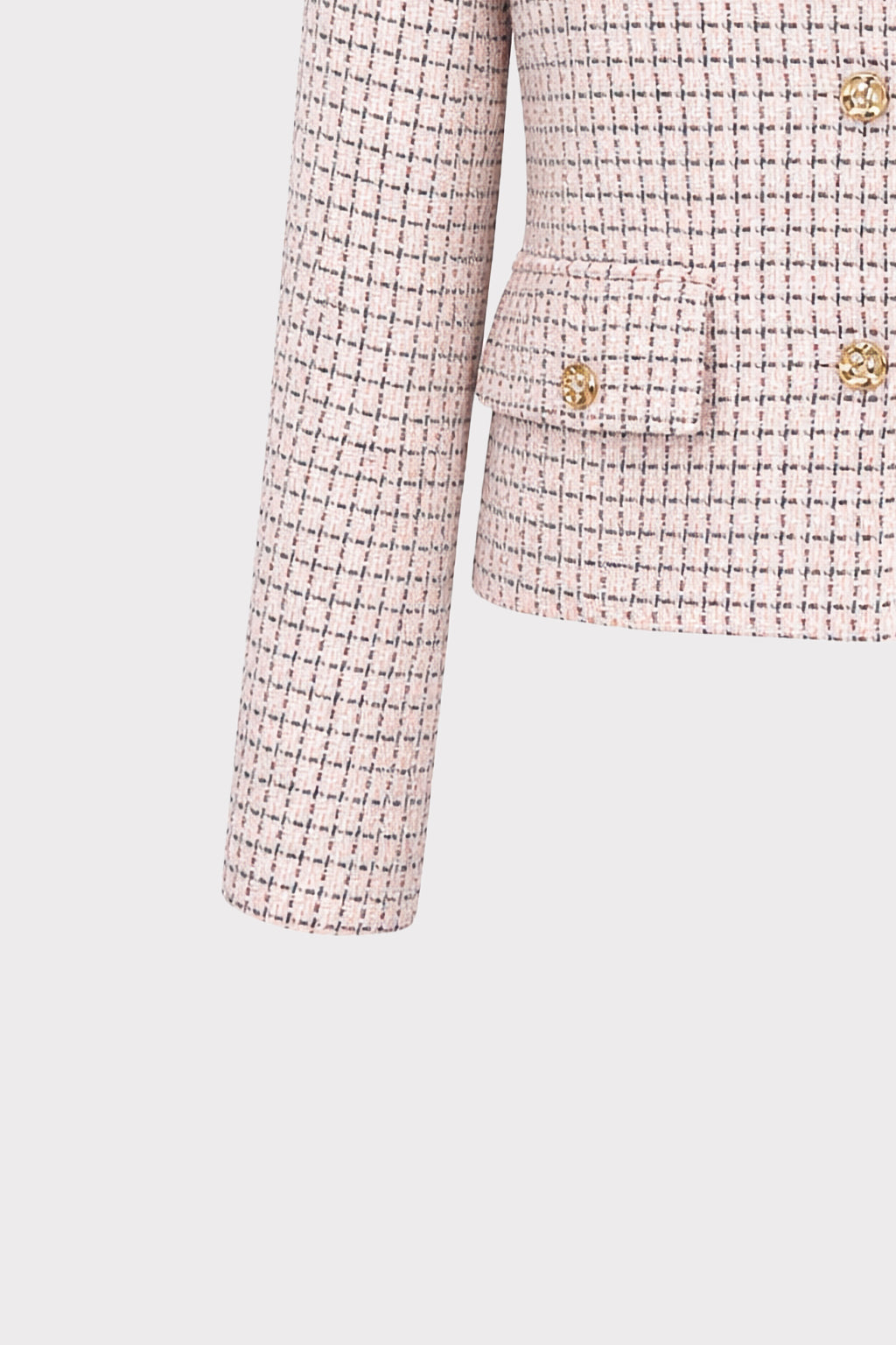 Giacca corta micro check