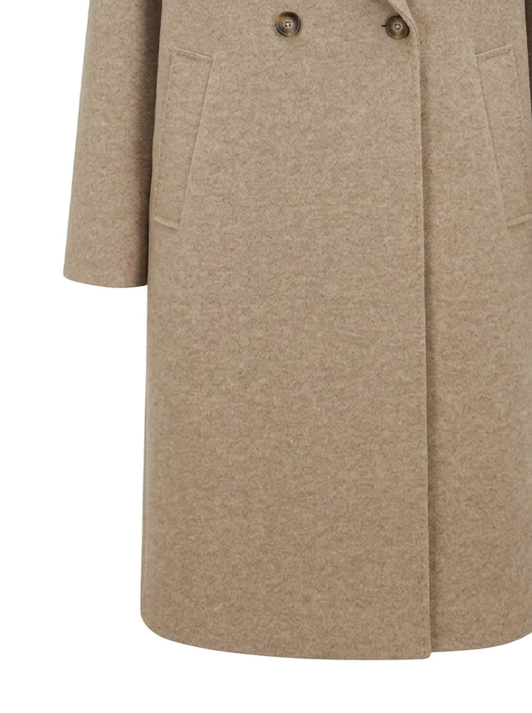 Cappotto lungo doppiopetto over