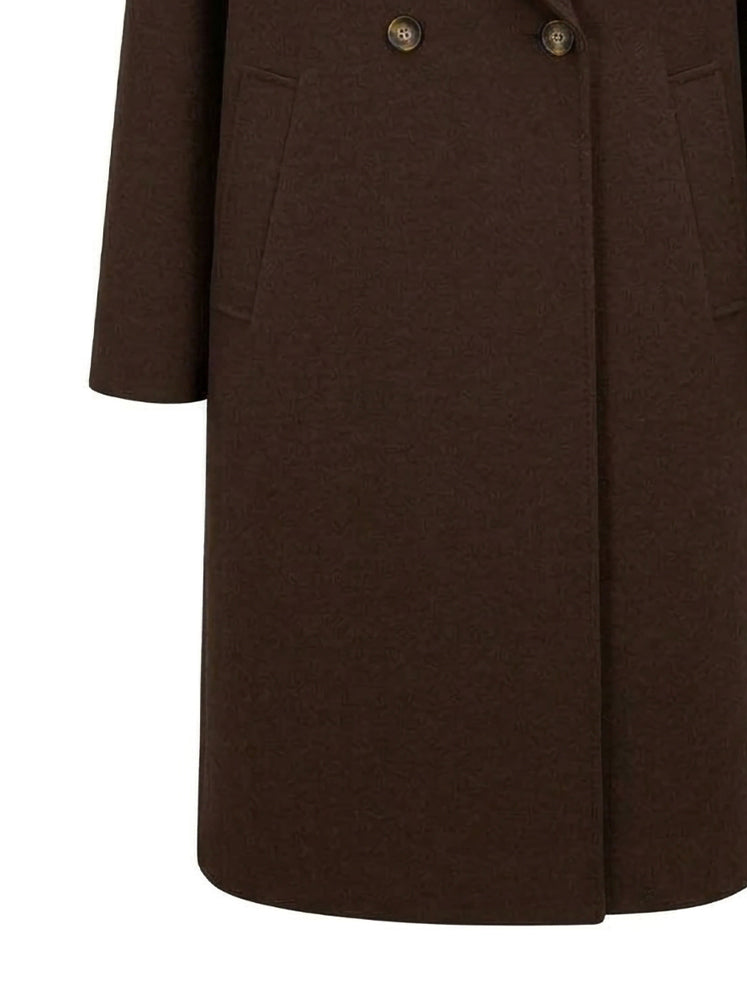 Cappotto lungo doppiopetto over