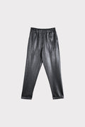 Pantalone riga placcato