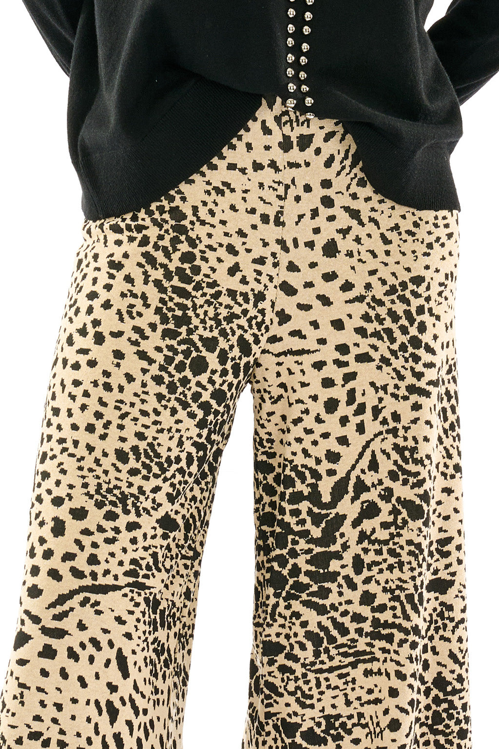 Pantaloni jacquard