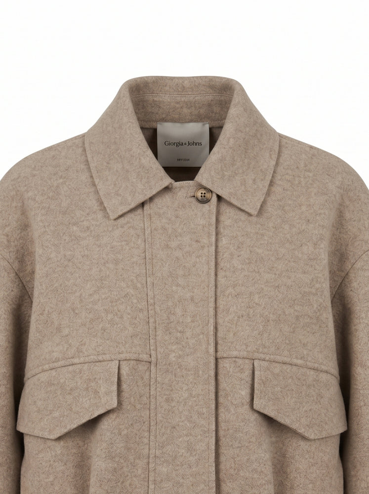 Bomber corto con tasconi