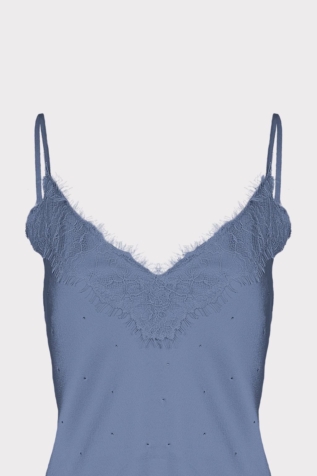Smanicato raso pizzo e strass