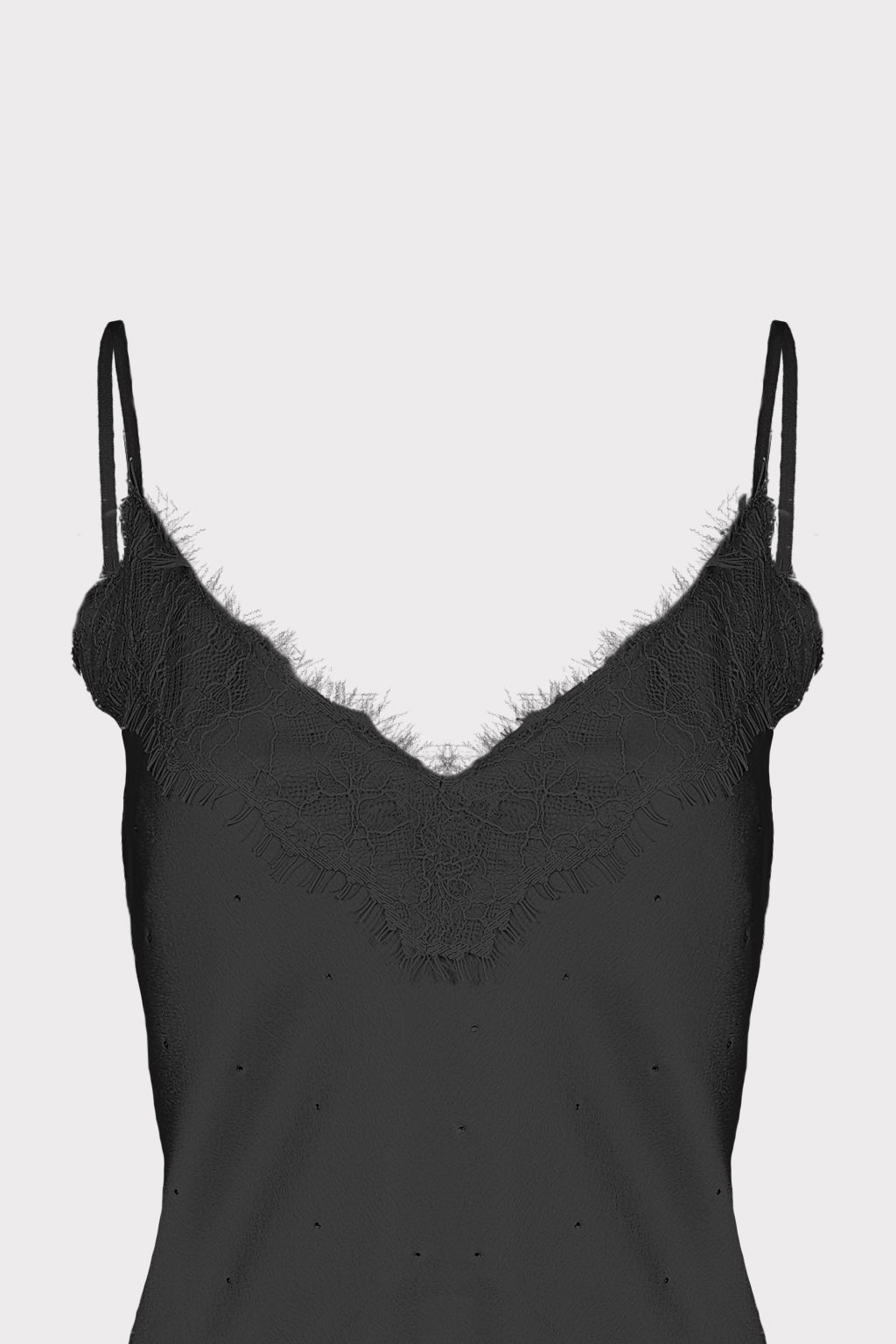 Smanicato raso pizzo e strass