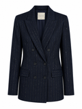 Blazer gessato micropaillettes