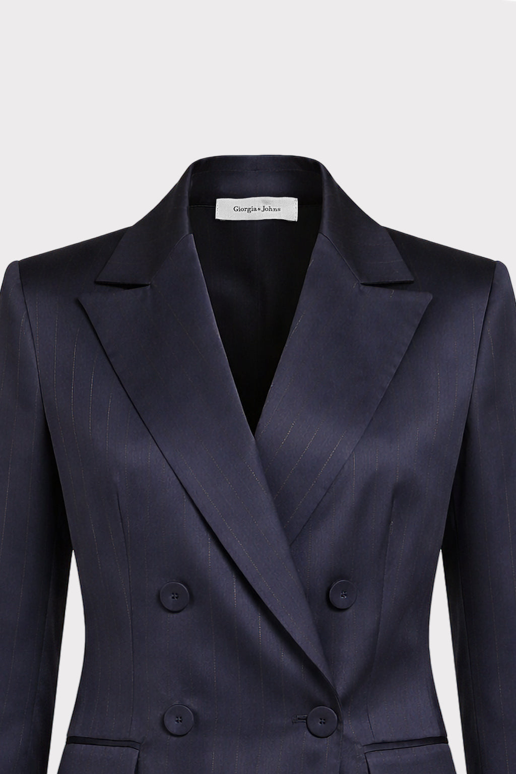 Blazer doppiopetto gessato