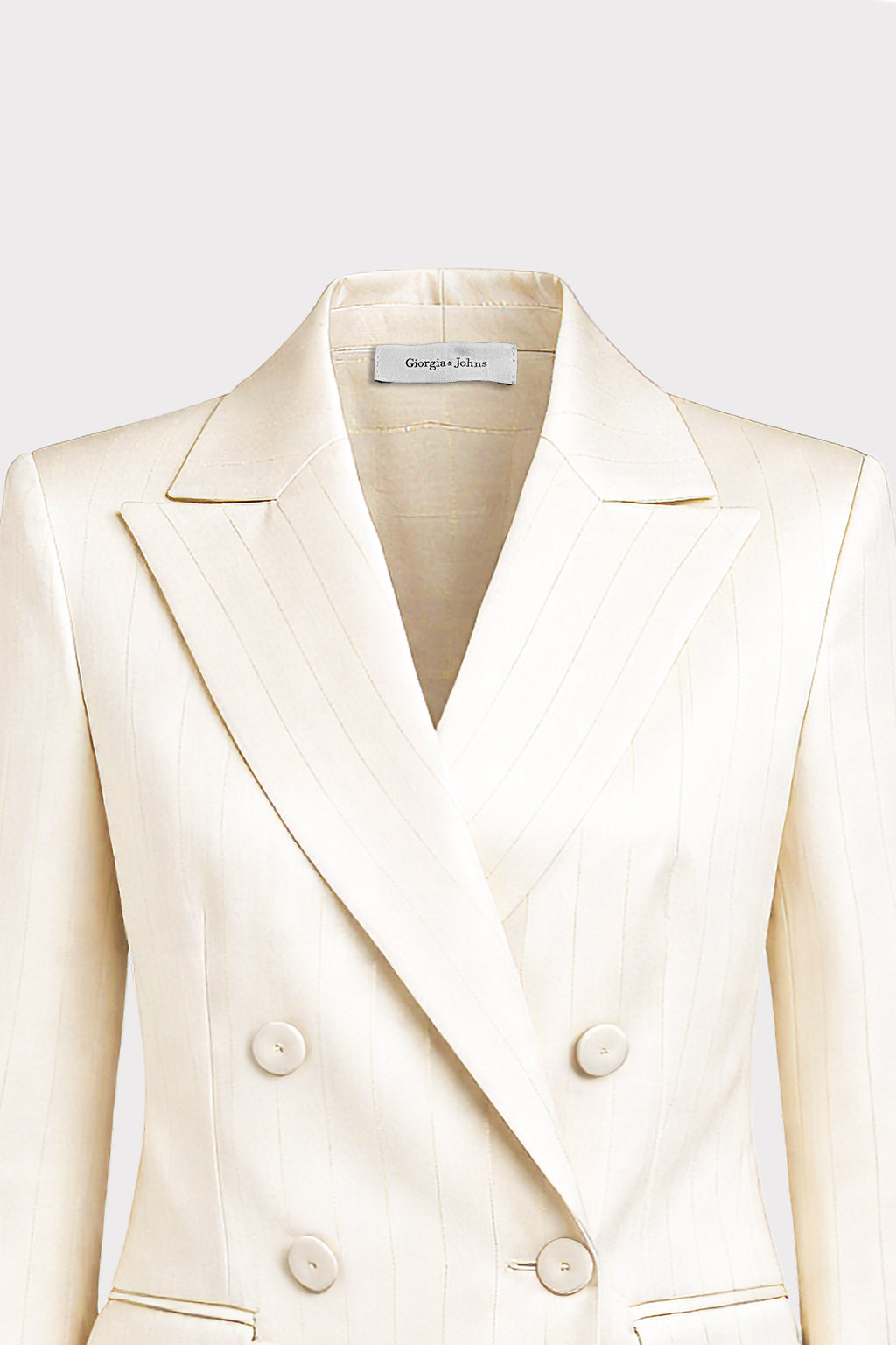 Blazer doppiopetto gessato