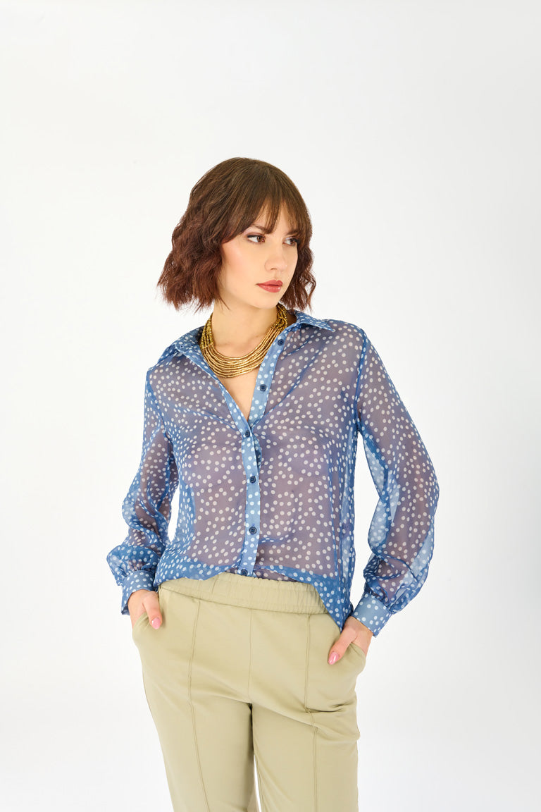 Camicia stampa pois