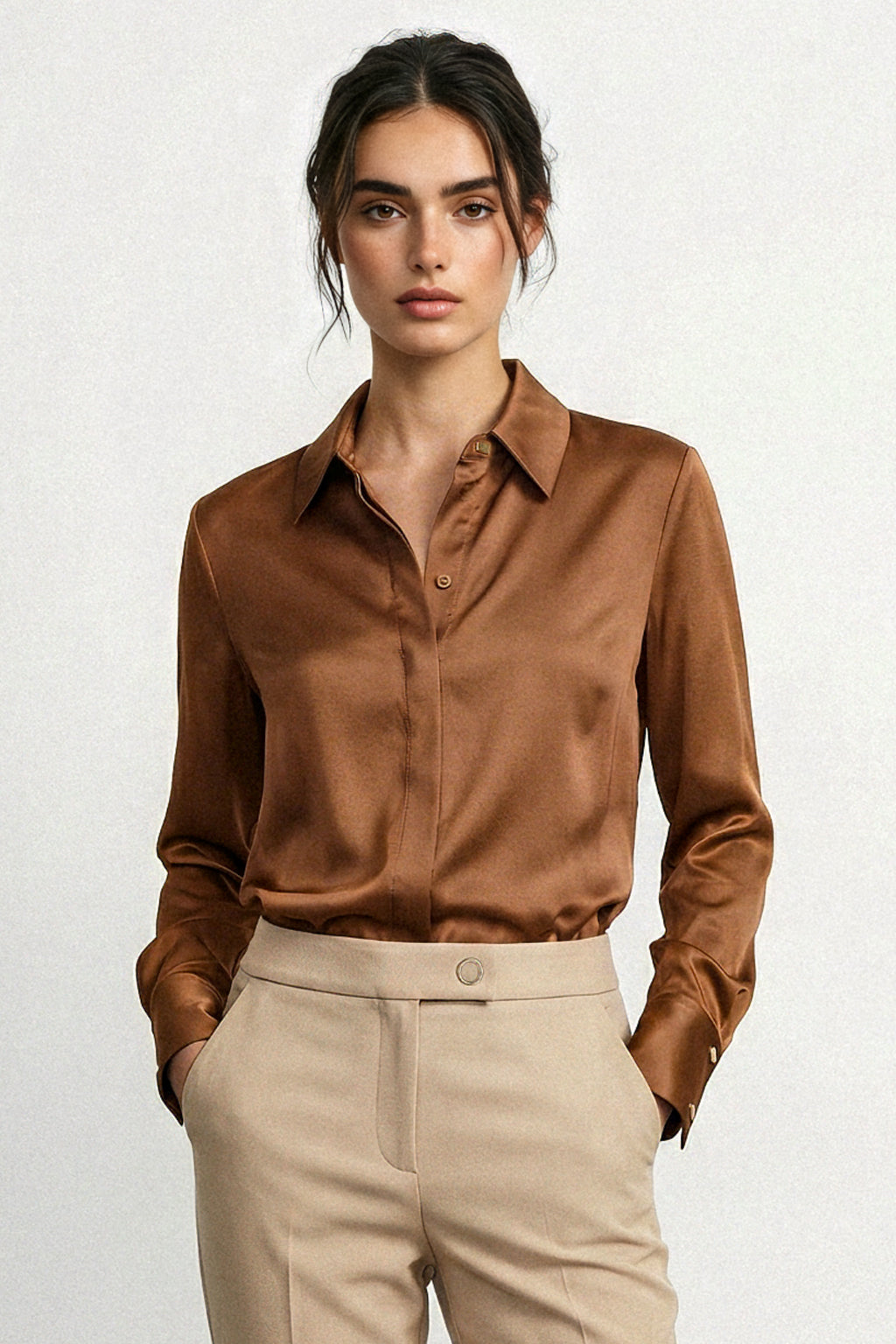 Camicia polsi alti