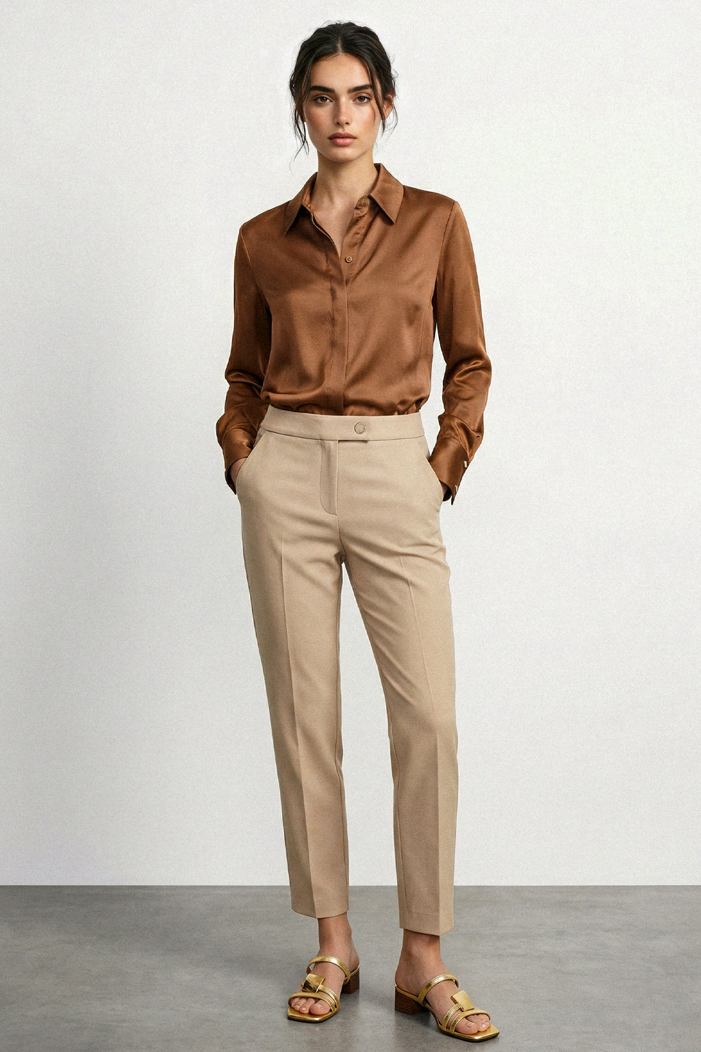 Camicia polsi alti