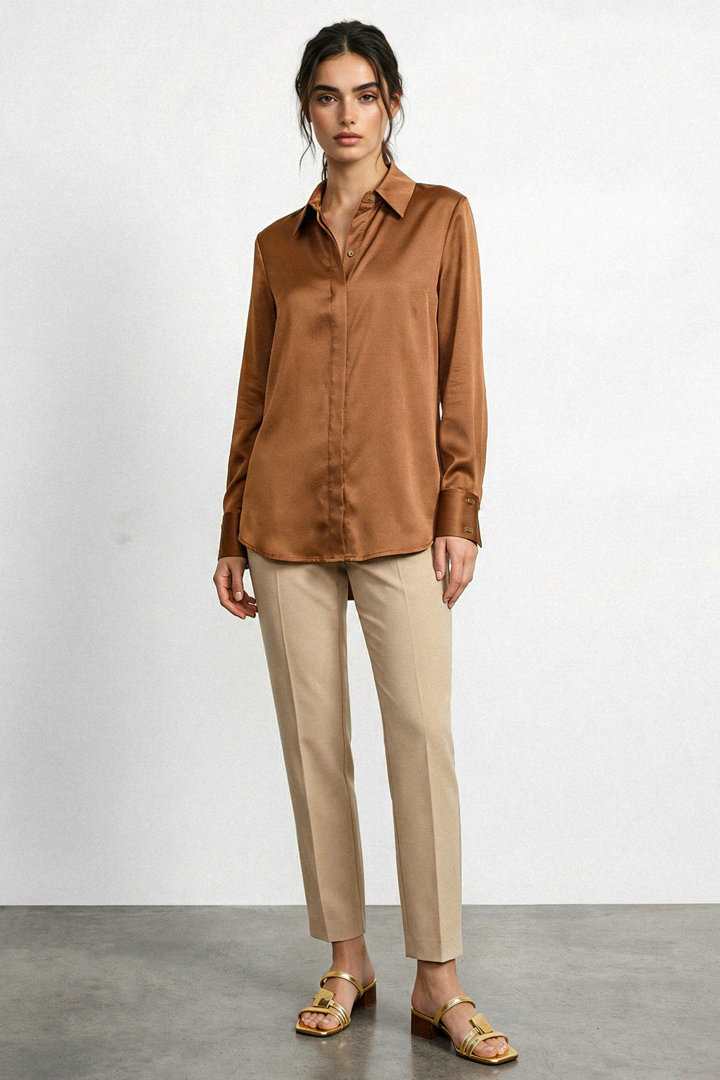 Camicia polsi alti