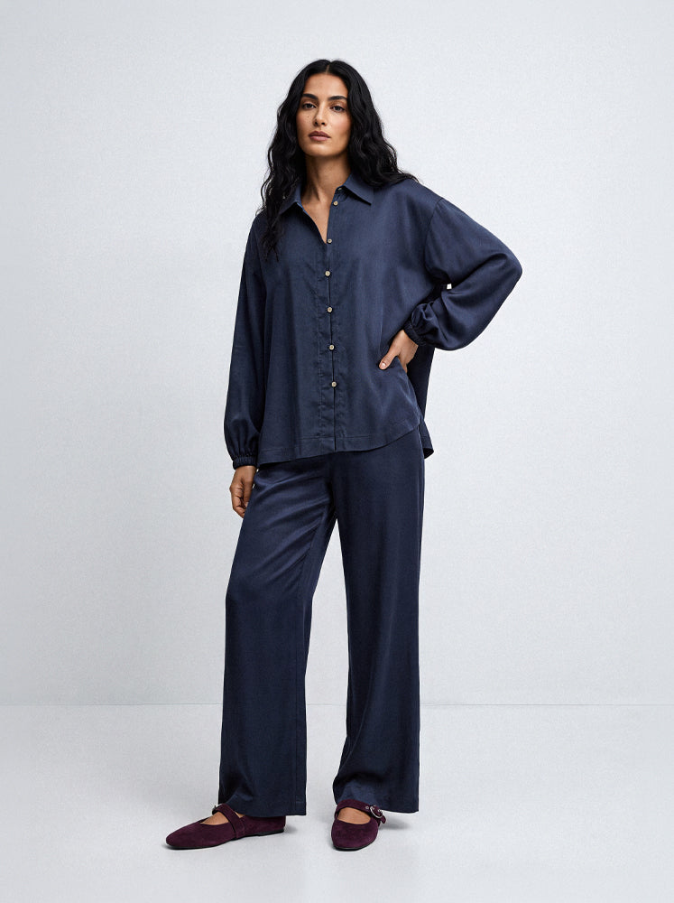 Camicia fluida over