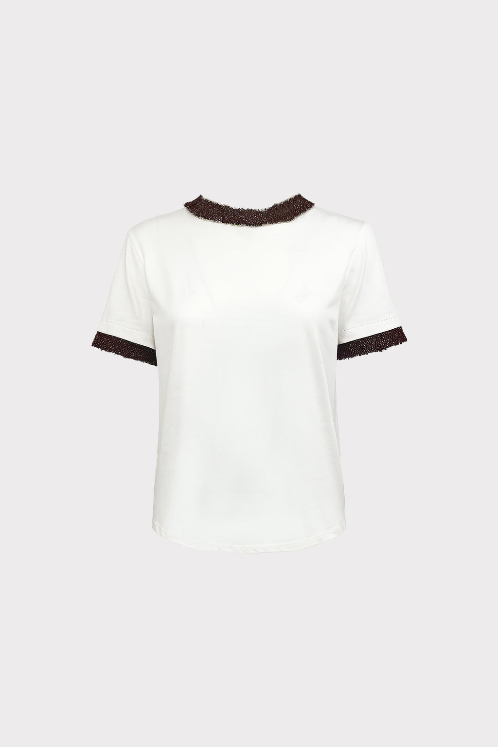 T-Shirt dettagli boucle'