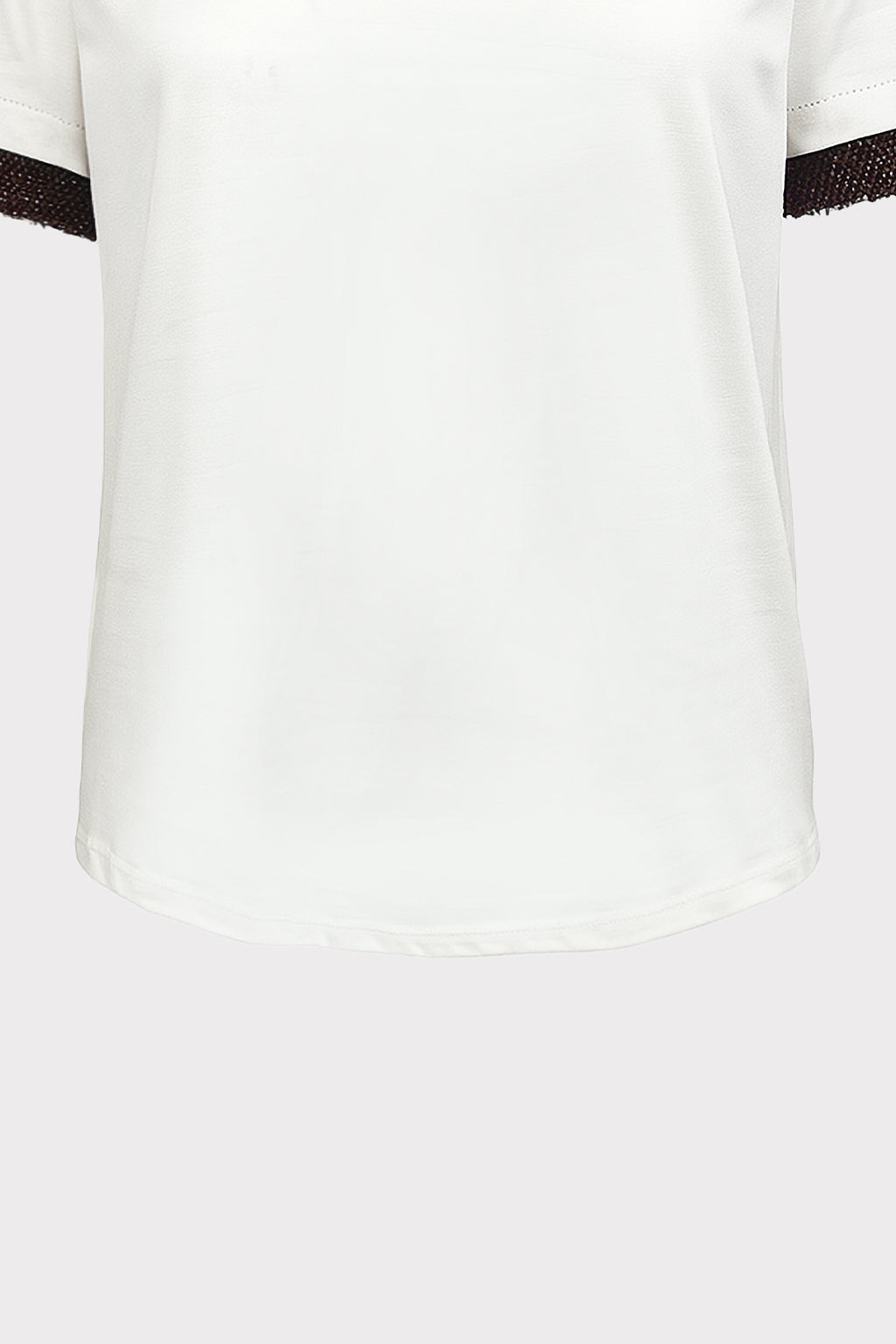 T-Shirt dettagli boucle'