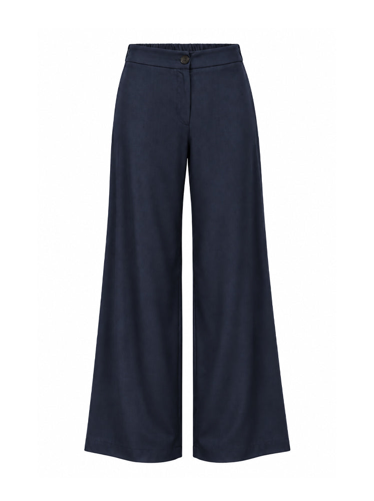 Pantaloni fluidi gamba ampia