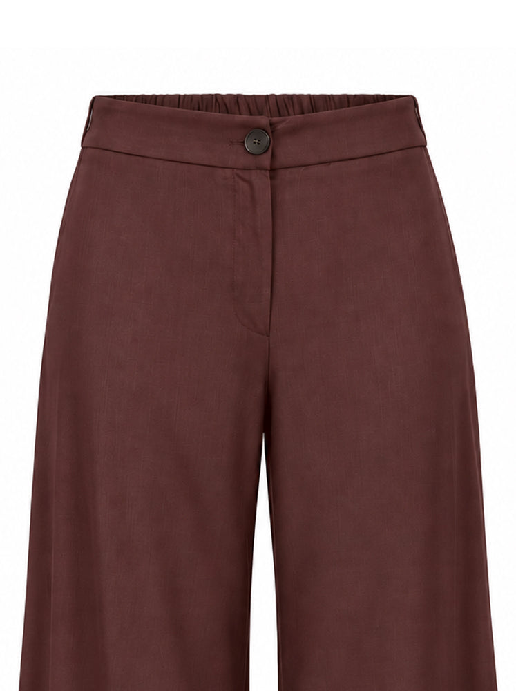 Pantaloni fluidi gamba ampia