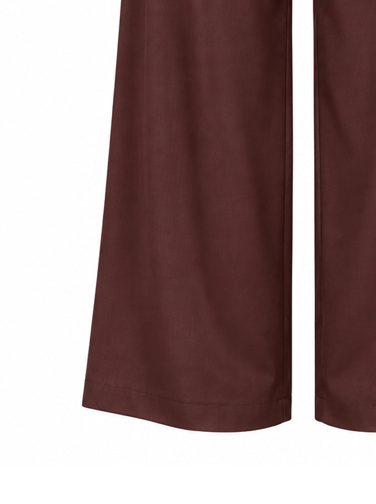 Pantaloni fluidi gamba ampia
