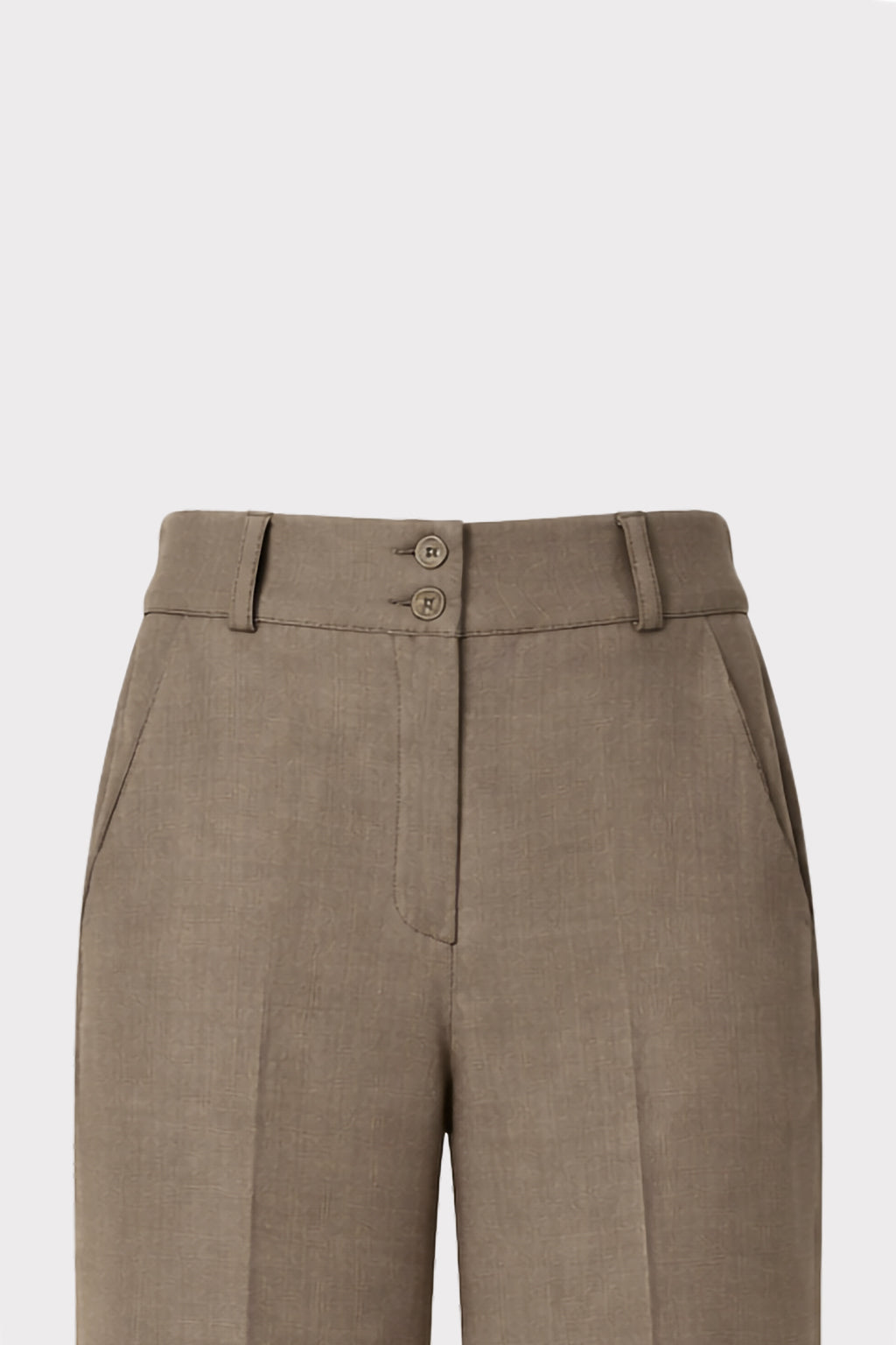 Pantalone ampio con risvolto
