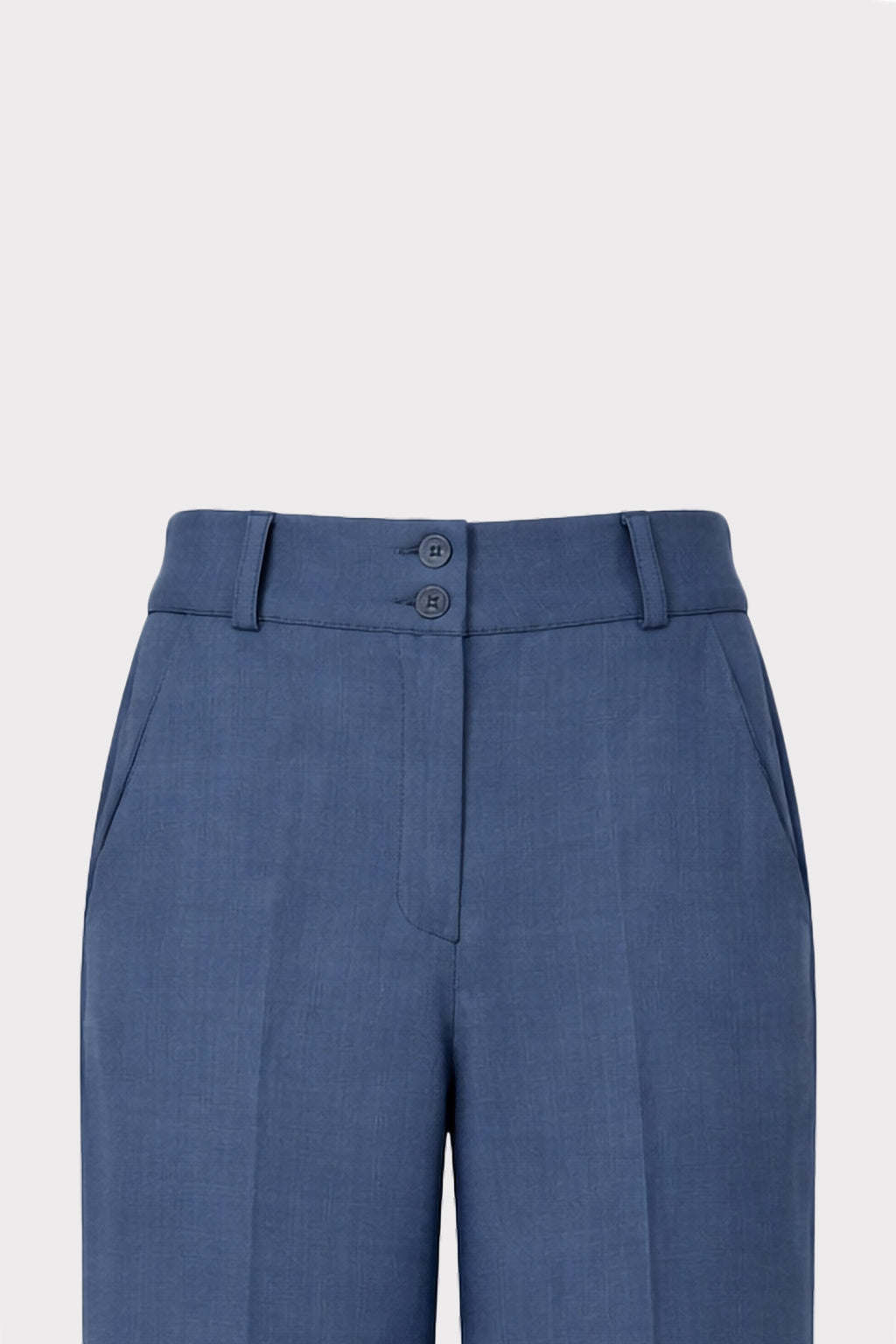 Pantalone ampio con risvolto