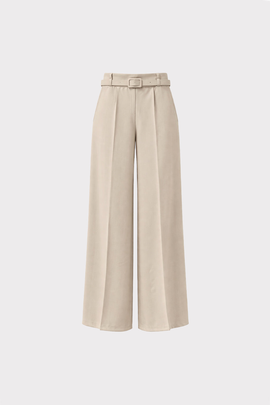 Pantalone gamba dritta con cintura
