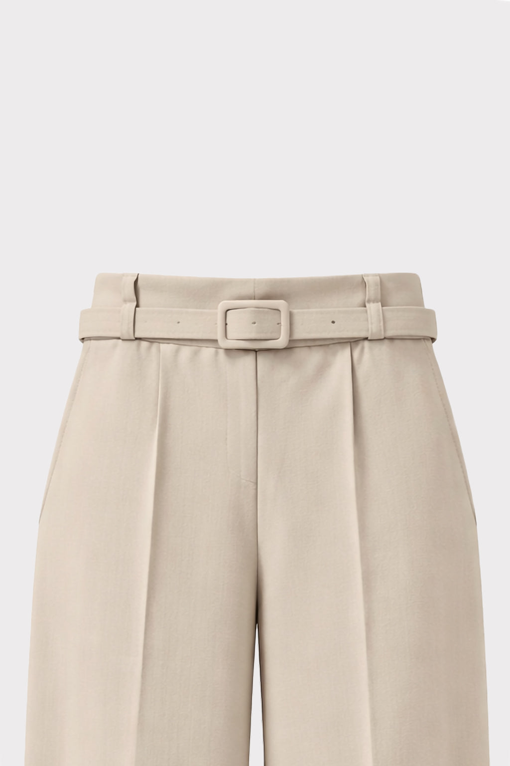 Pantalone gamba dritta con cintura
