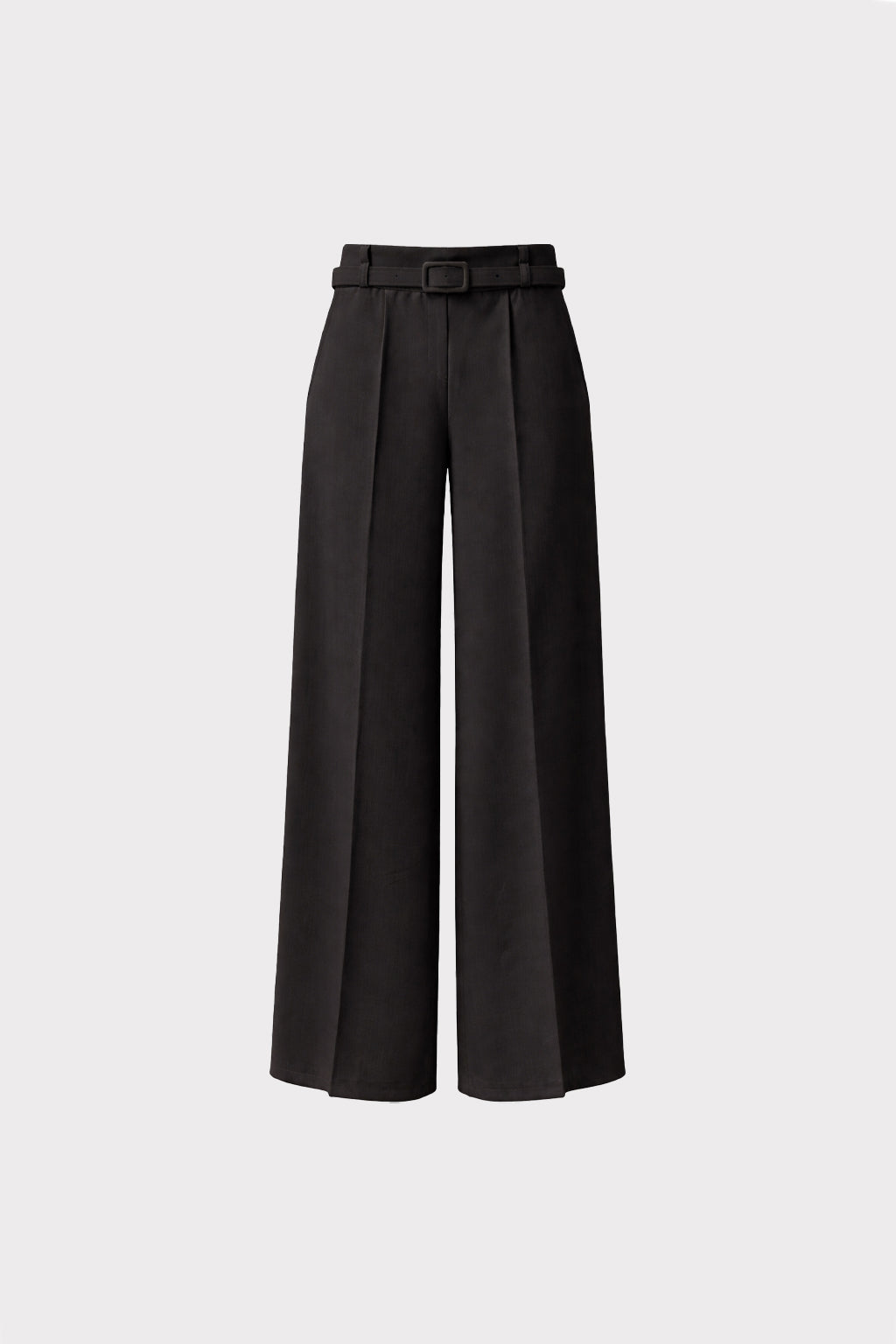 Pantalone gamba dritta con cintura