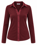 Camicia inserti raso