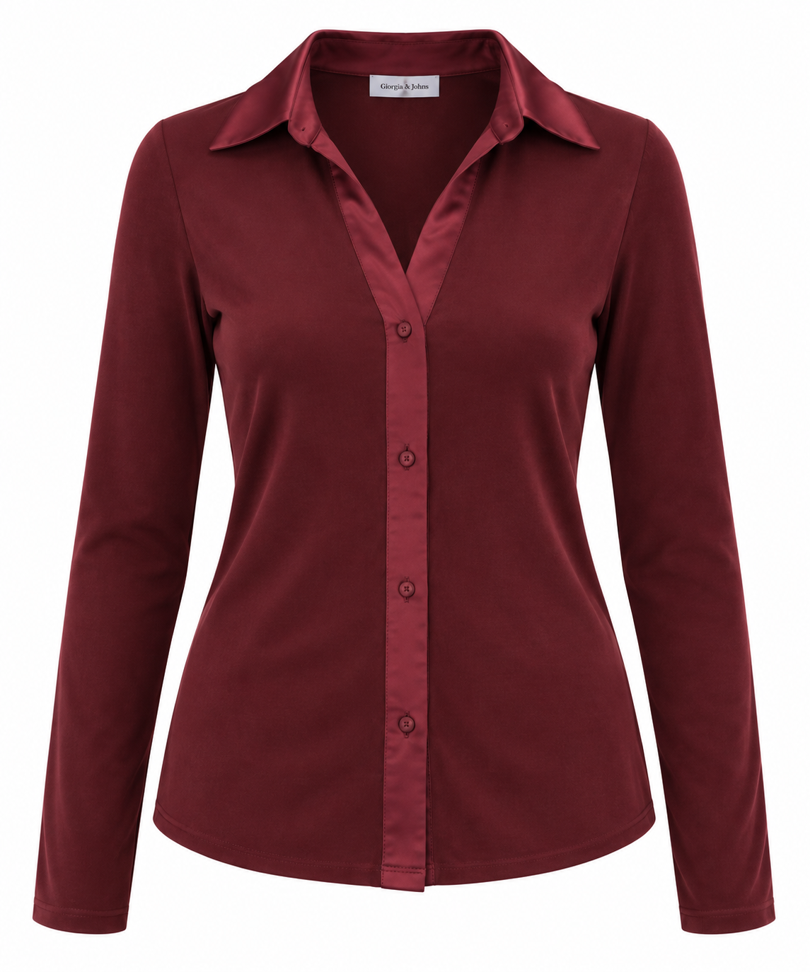 Camicia inserti raso