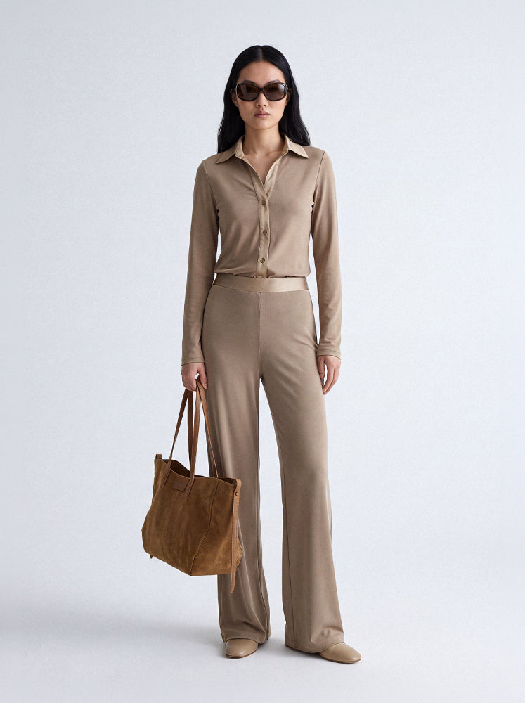 Camicia inserti raso
