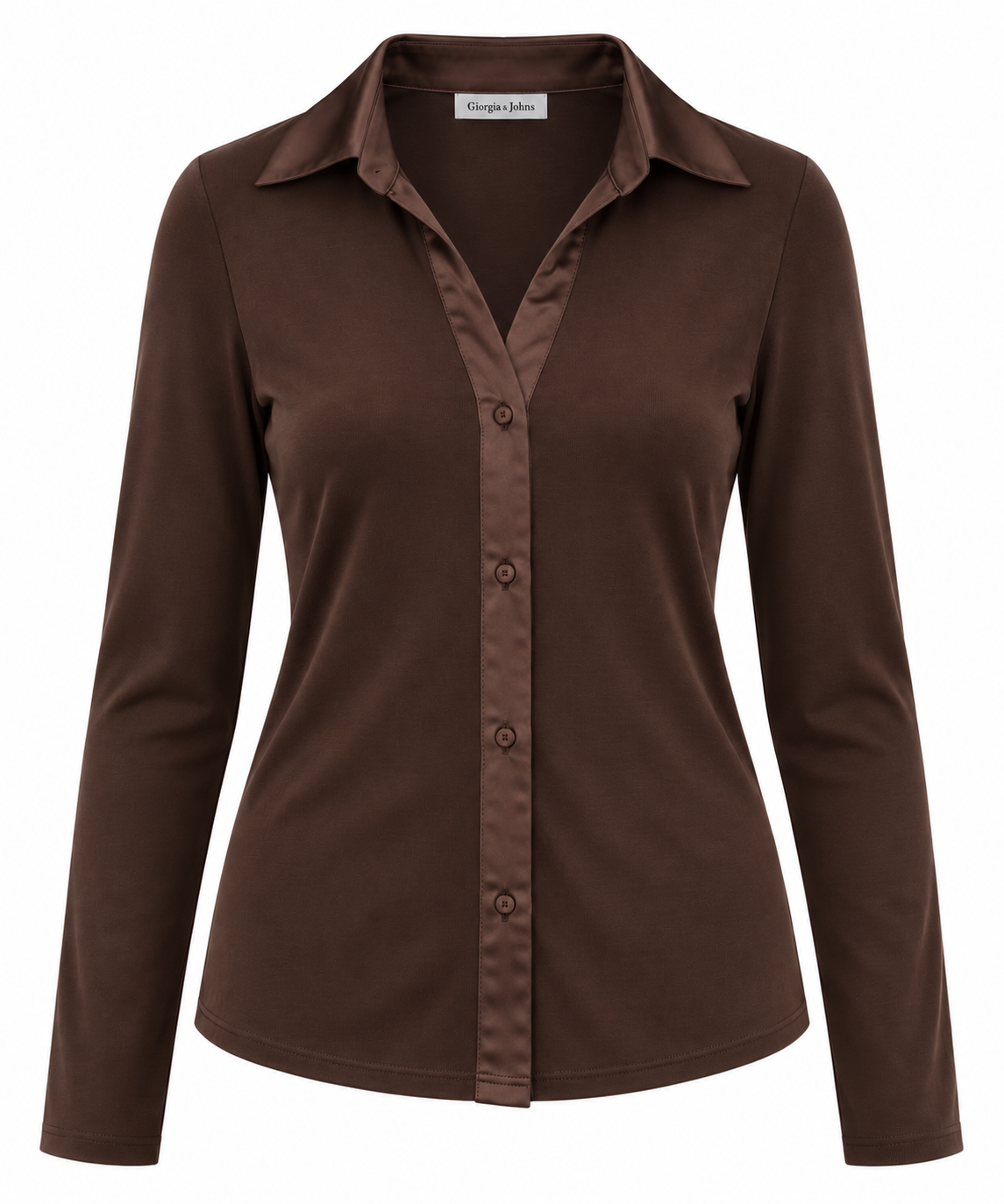 Camicia inserti raso