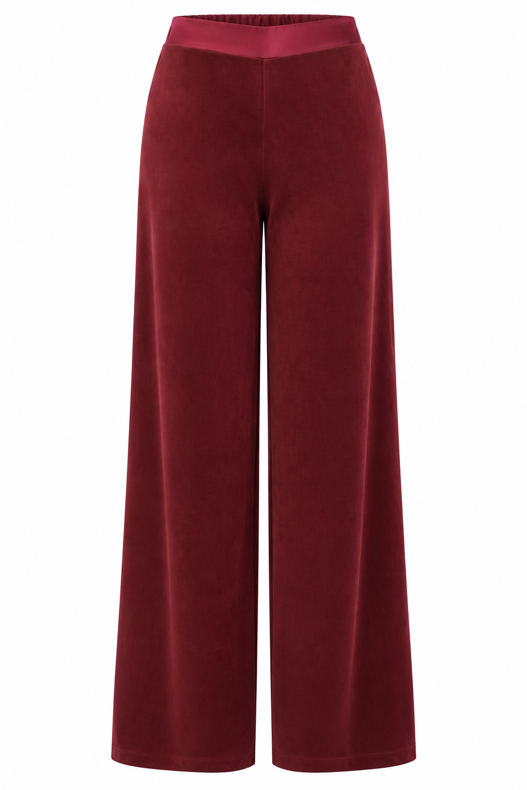 Pantaloni palazzo inserti raso