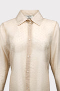 Camicia tessuto strass