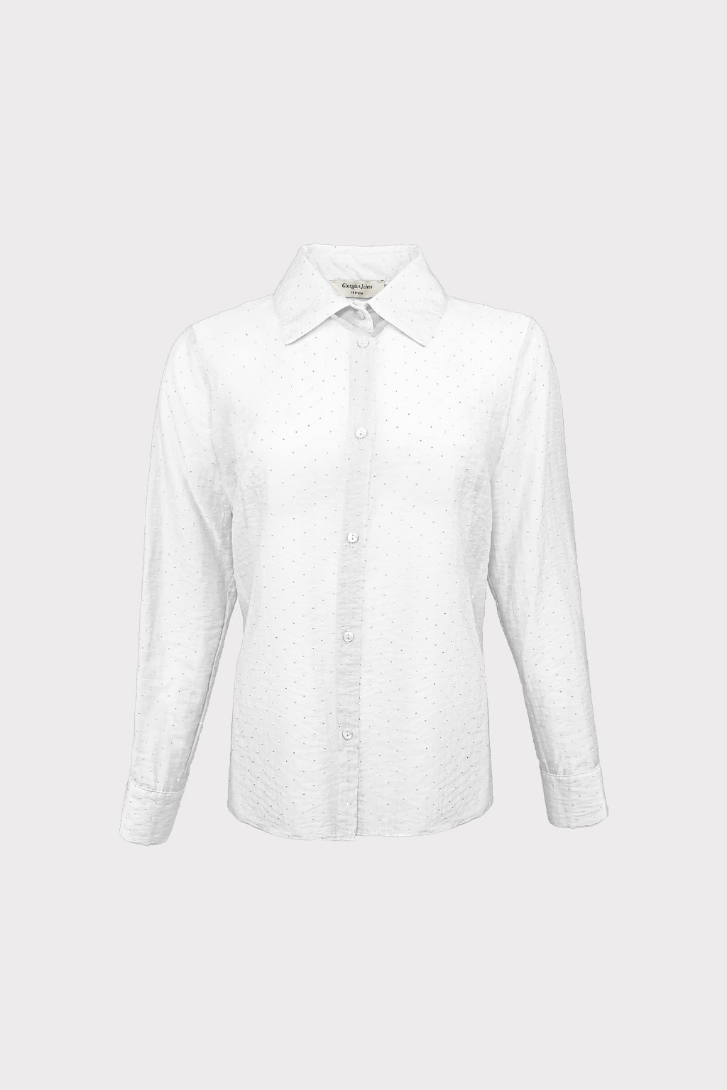 Camicia tessuto strass