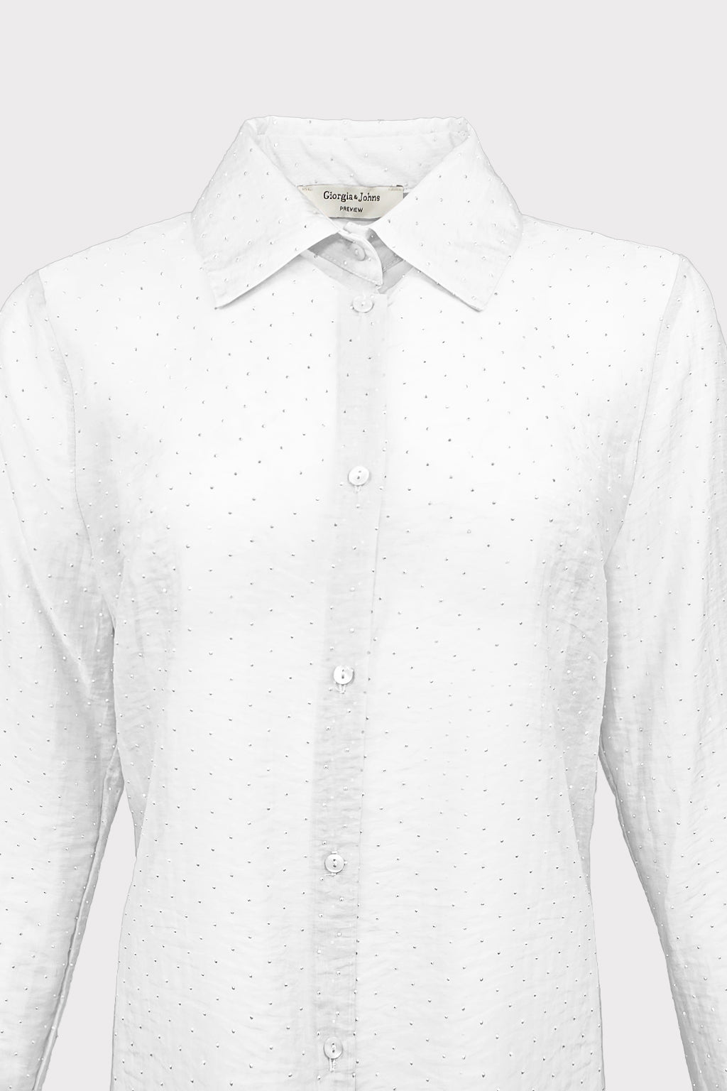 Camicia tessuto strass