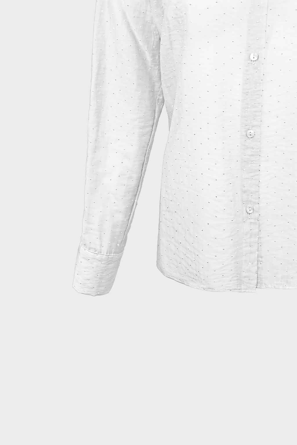 Camicia tessuto strass