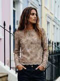 Blusa ricami a rilievo