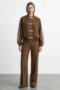 Pantalone tessuto fluido