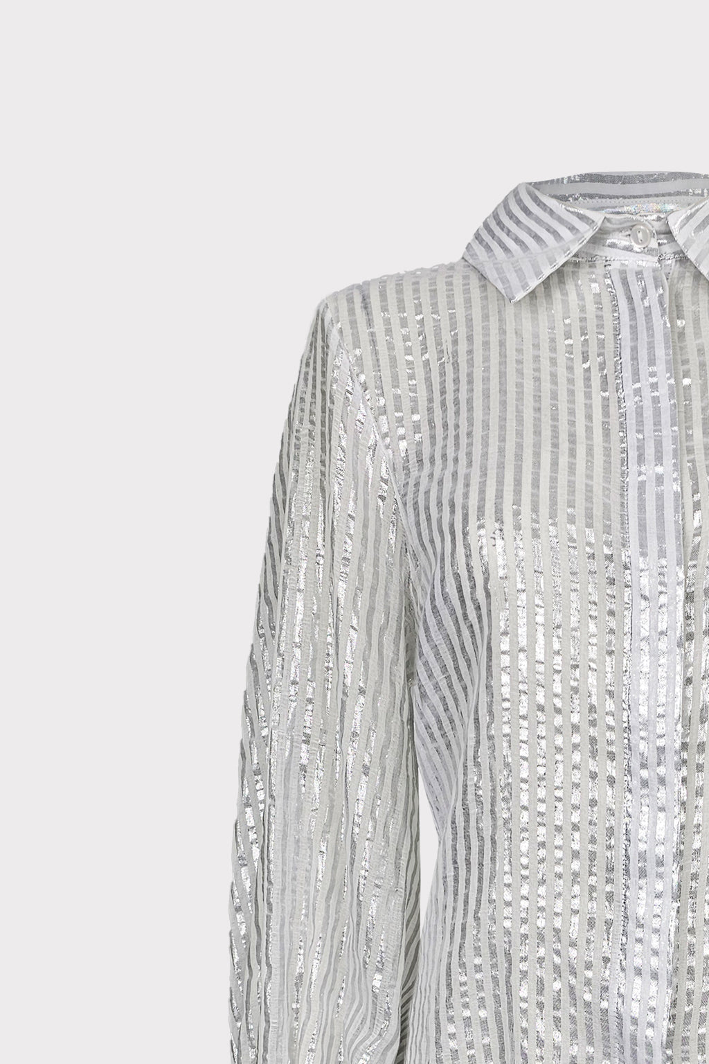 Camicia riga lurex