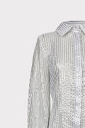 Camicia riga lurex