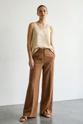 Pantalone lyocell effetto denim