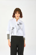 Camicia fiore grafico