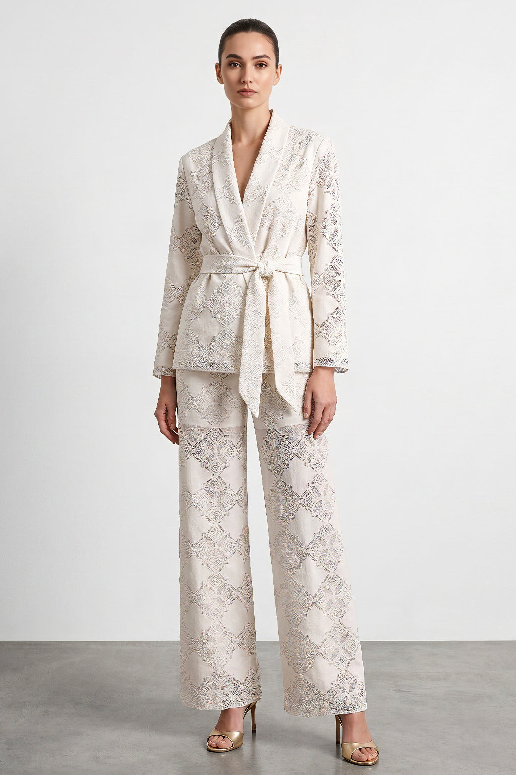 Pantalone in macrame'